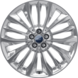 Alloy Wheel 20" 5 x 3-spoke design, polished aluminium