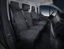 HDD* Housse de sièges pour siège passager double, noir