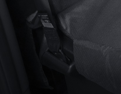 HDD* Housse de sièges pour siège passager double, noir