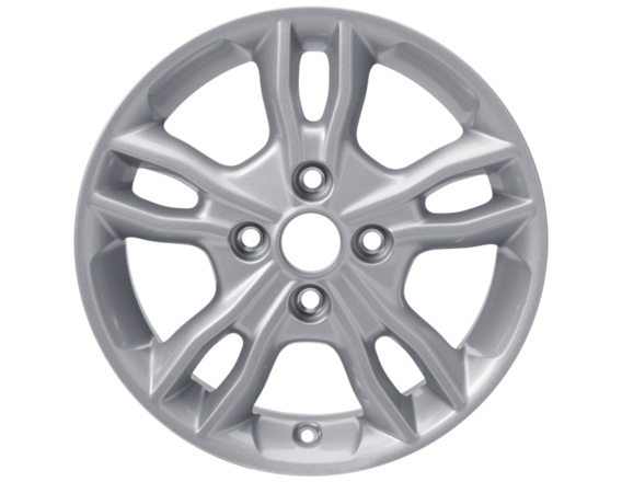 Alloy Wheel 15" Alloy Wheel 15" 5 x 2-spoke design, sparkle silver