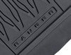 Tapis de sol caoutchouc Type à rebords avec bords relevés, avant et arrière, noir