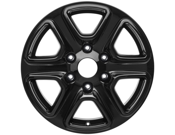 Alloy Wheel 17" 6 x 2-spoke design, Panther Black