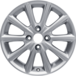 Alloy Wheel 16" 10-spoke design, Sparkle Silver