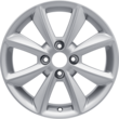 Легкосплавний колісний диск 16" 8-спицевий дизайн, сріблястого кольору