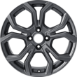 Alloy Wheel 17" 5 x 2-spoke Y design, Rado Grey