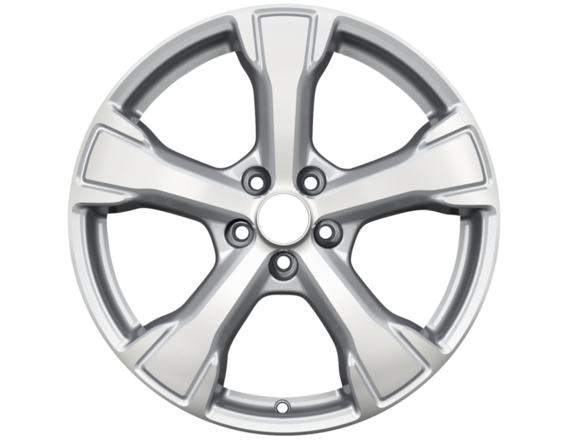 Alloy Wheel 18" 5-spoke design, sparkle silver machined