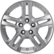 Alloy Wheel 16" 5 x 2-spoke design, silver