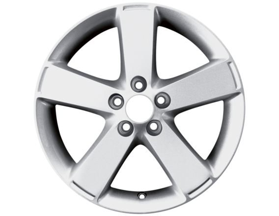 Alloy Wheel 17" 5-spoke design, silver machined front