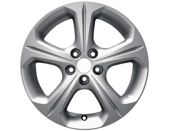 Alloy Wheel 17" 5-spoke design, Mystique Silver
