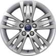Alloy Wheel 16" 5 x 3-spoke design, silver