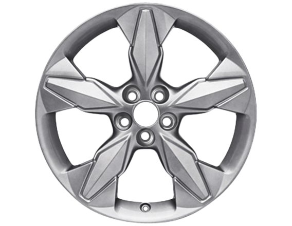 Jante en alliage 18" modèle 5 branches, Mystique Silver