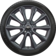 Alloy Wheel 19" 10-spoke design, Tarnished Dark