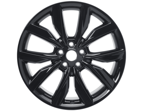 Alloy Wheel 19" 5 x 2-spoke design, absolute black
