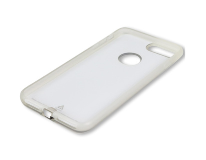 ACV* Funda de carga Qi para iPhone® 6+/7+, en color plata.