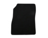 Velour Floor Mats front, with Metal Grey stitching