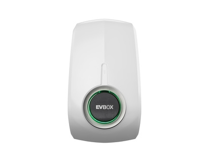 EVBox* Elvi Wallbox with socket and shutter, Polar White