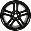 Легкосплавний колісний диск 19" 5 х 2 спицями, чорного кольору