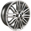 Alloy Wheel 16" 10 x 2-spoke design, Luster Nickel