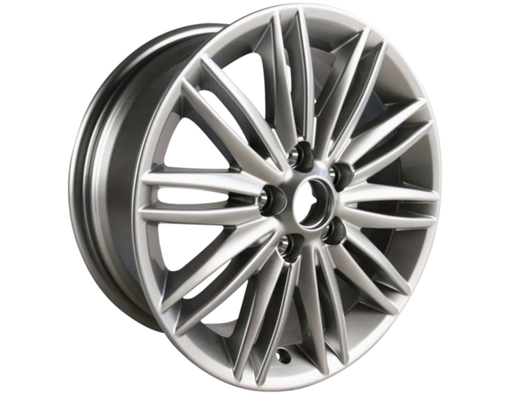 Alloy Wheel 16" 10 x 2-spoke premium design, silver