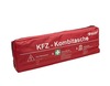 Kalff* Pacchetto di sicurezza premium borsa in nylon rosso, "Trio” standard