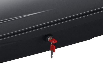 G3* Coffre de toit Elegance Europe 390 Premium, gris anthracite brillant