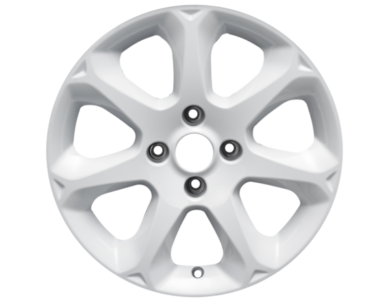 Jante en alliage 16" modèle 7 branches, Frozen White