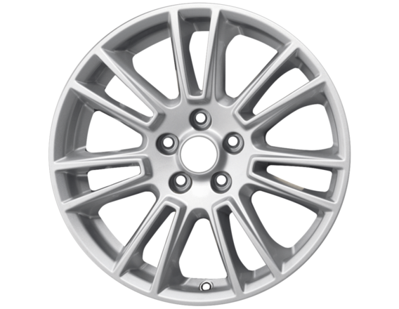 Alloy Wheel 17" 7 x 2-spoke design, Sparkle Silver