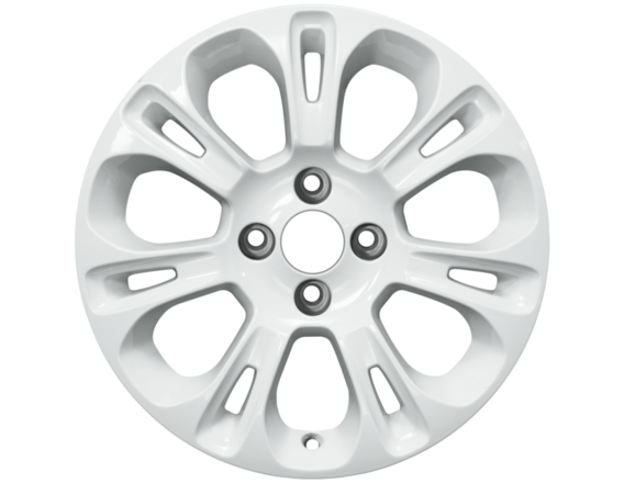 Jante en alliage 15" modèle 7 x 2 branches, blanc