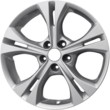 Alloy Wheel 17" 5 x 2-spoke design, Sparkle Silver