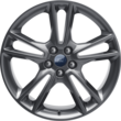 Alloy Wheel 19" 5 x 2-spoke design, Rock Metallic
