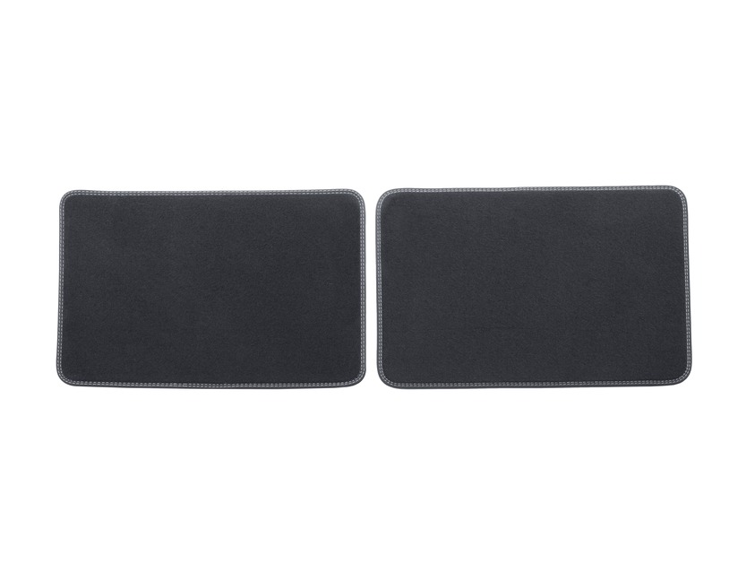 Premium Velours-Fußmatten hinten, schwarz mit grauen Nähten - Ford  Online-Zubehörkatalog