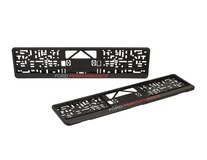 Ford Performance License Plate Holder black, with Ford Performance logo