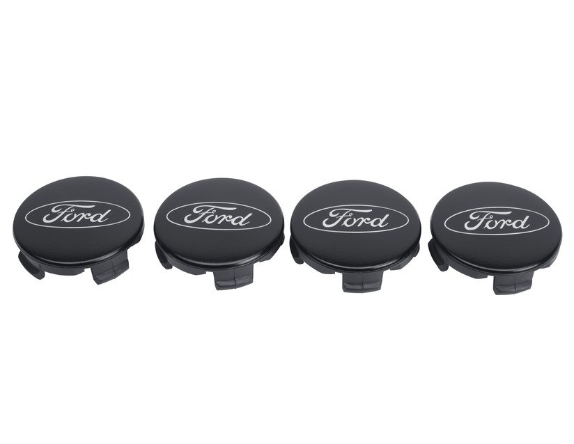 Genuine Ford Matt Black Centre Caps Set of Four 5359830 New 