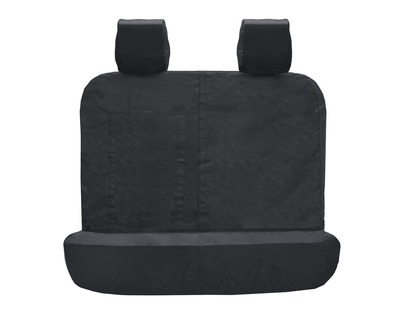 HDD* Seat Cover for passenger double seat, black
