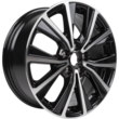 Alloy Wheel 17" 5 x 2-spoke design, Magnetic/Machined