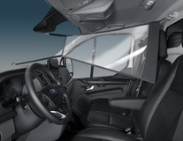 Partiție flexibilă pentru compartimentul șoferului  , ecran de protecție, transparent