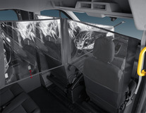 Partiție flexibilă pentru compartimentul șoferului  , ecran de protecție, transparent