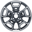 Alloy Wheel 17" 5 x 2-spoke design, anthracite