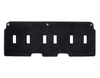 Tapis de sol en velours standard arrière, noir,  2ème ou 3ème rangée de sièges