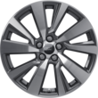 Легкосплавний колісний диск 18" 5 x 2-спицевий дизайн, Pearl Grey Machined