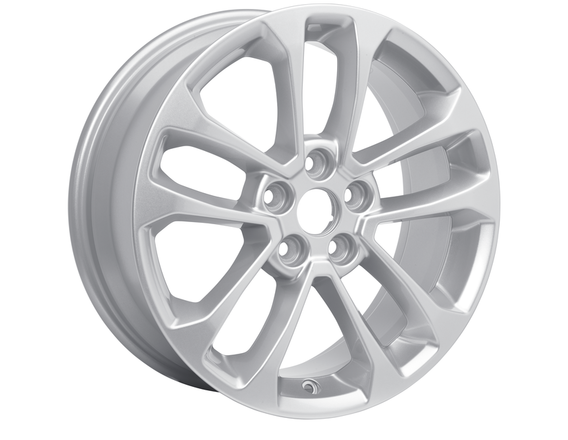 Alloy Wheel 17" 5 x 2-spoke design, Shadow Silver