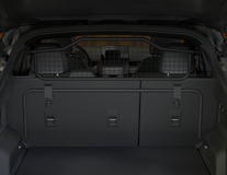 Load Retention Guard half height, mounted behind rear seats