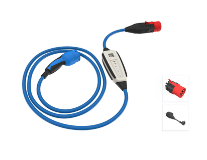 DiniTech* Urządzenie do ładowania akumulatora NRGkick standardowy zestaw do wszystkich typów pojazdów elektrycznych