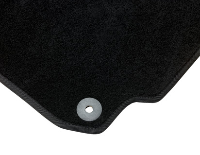 Carpet Floor Mats rear, black, for either 2nd or 3rd seat row