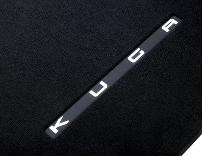 Tapis de protection de coffre à bagages noir, avec logo Kuga