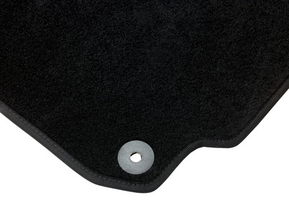 Carpet Floor Mats rear, black, for either 2nd or 3rd seat row