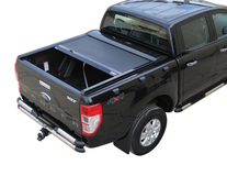 Pickup Attitude* Saracinesca in alluminio "tessera 4x4",  versione con finitura nera - adatta per ranger d/cabina con cassone nudo