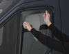 Deflector de aer geam lateral ClimAir®* pentru geamurile laterale faţă, de culoare negru