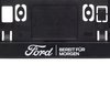 Ford držiak EČV čierny, s modrým logom Ford a bielym logom "Eine Idee weiter"