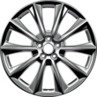 Alloy Wheel 19" 10-spoke design, silver